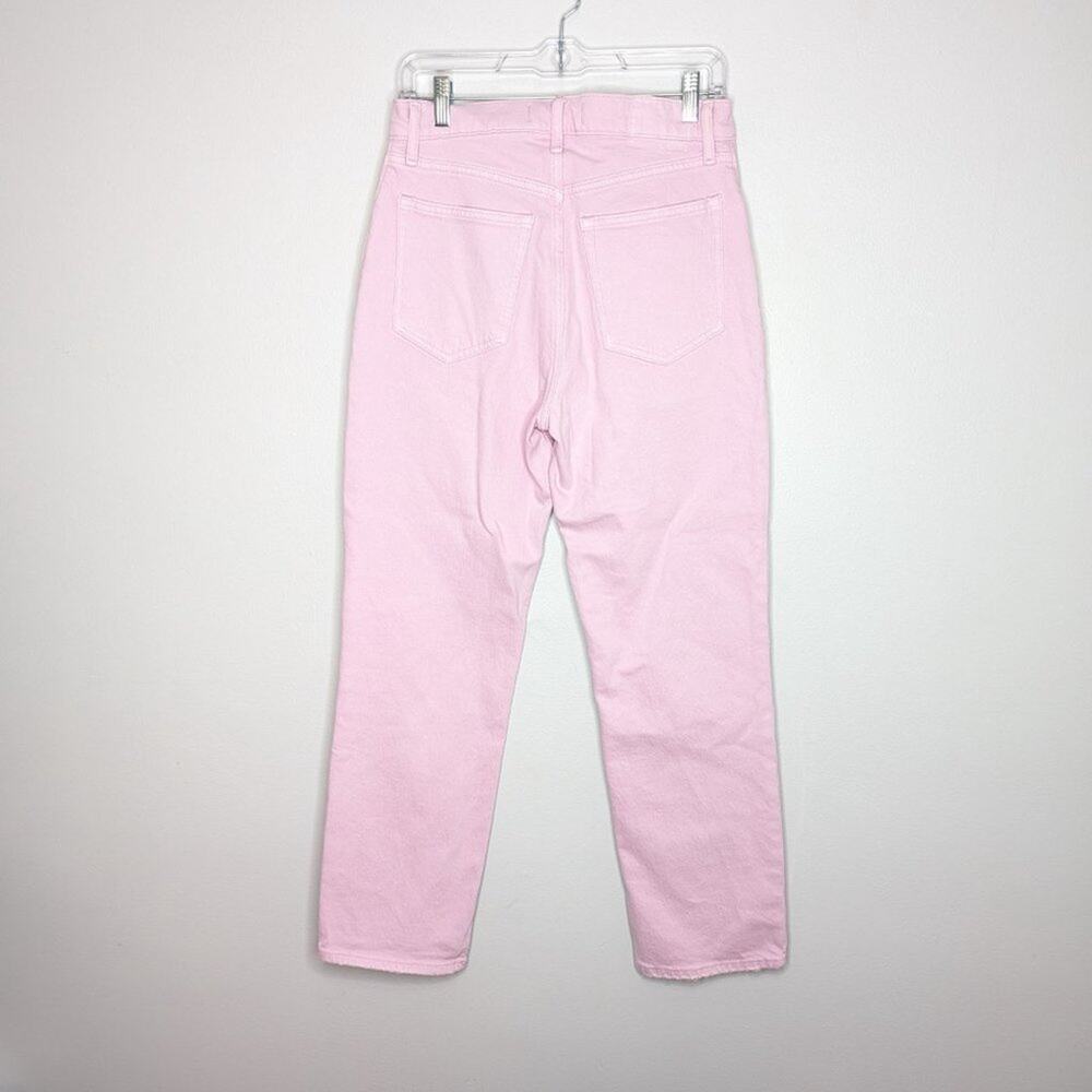 Abercrombie & Fitch Orchid Pink Ultra High Rise 90s Straight Jean Size 6 Short - Picture 2 of 7